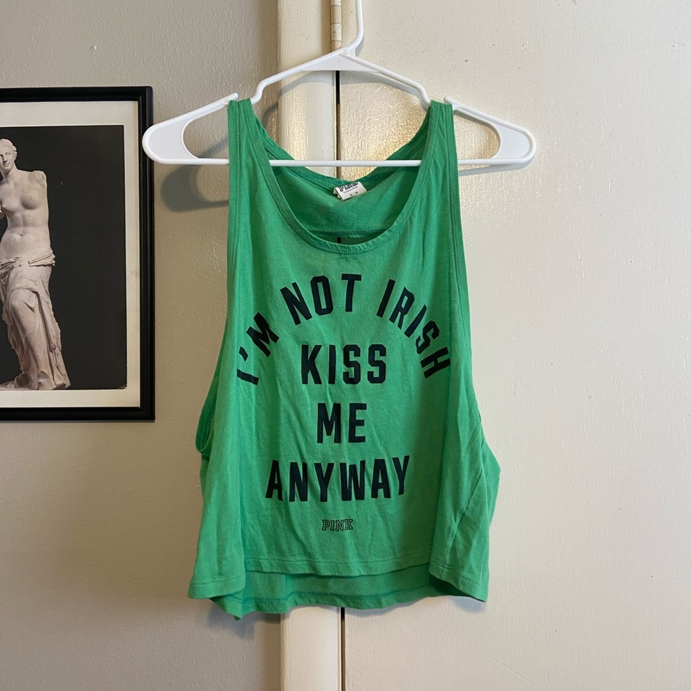 VS Pink backless work out top